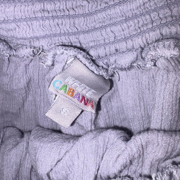 White Cabana Layered Lavender Eyelet Skirt - Picture 4 of 14